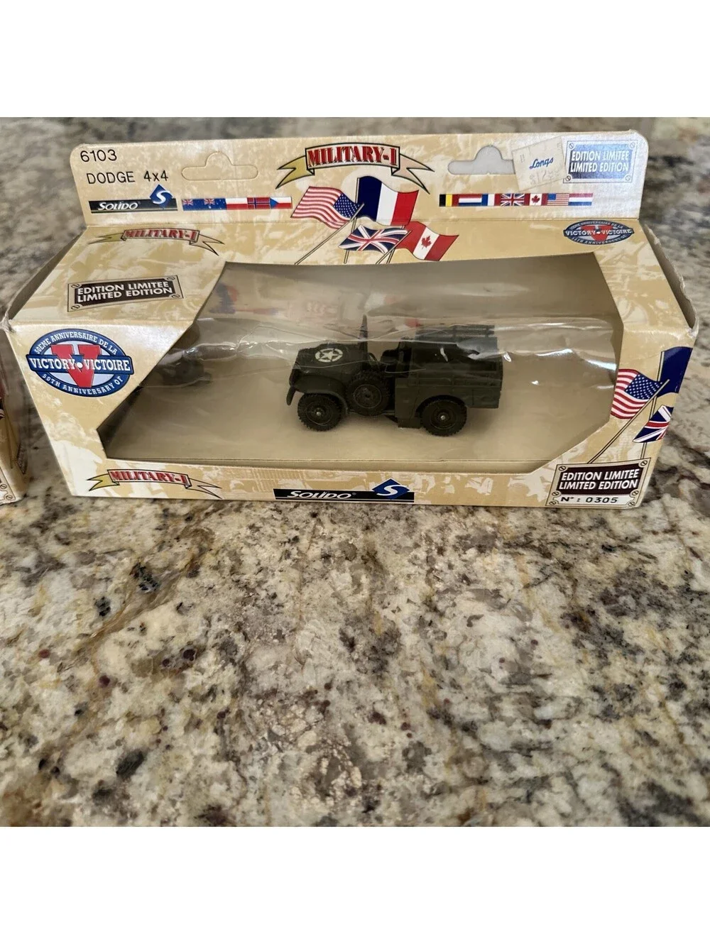 2x Solido Military 6103 Dodge 4x4 & 6104 Combat Car NEW + FAST SHIPPING